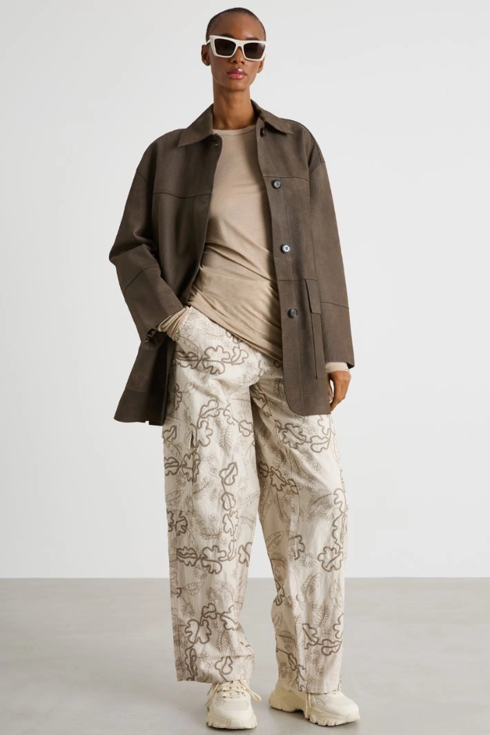 Asymmetric T-shirt - BEIGE