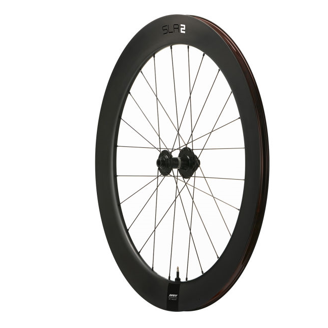 Giant SLR 2 Tubeless Carbon Disc 65 Front Wheel - Clincher - Centerlock - 12x100mm