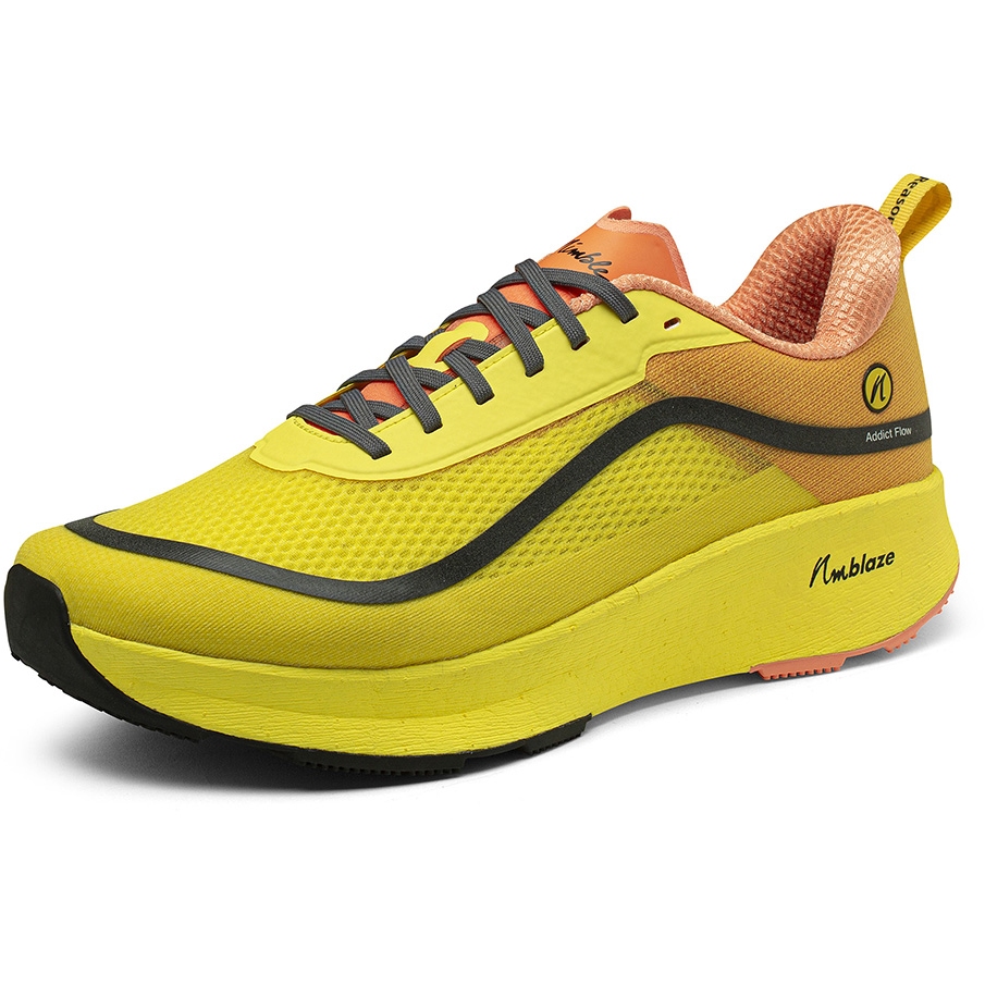 Joe Nimble Addict Flow Road Running Shoes Women - Yellow-Orange