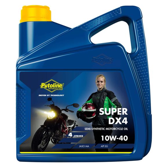 Huile moteur Putoline 4T 10W-40 Super DX4 4L UniverselRef : PUT0023 / 70087