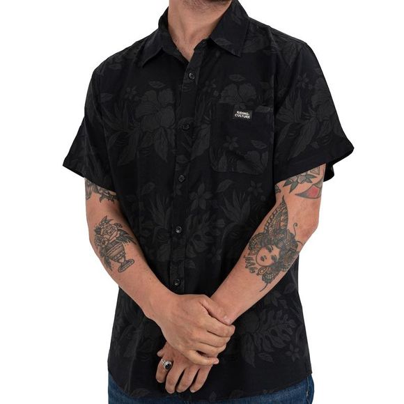 RIDING CULTURE oahu shirt - blackRef: RID0045