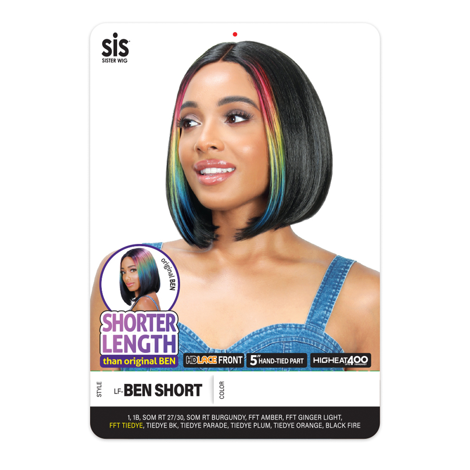 Zury Sis HD Lace Front Wig LF-Ben Short