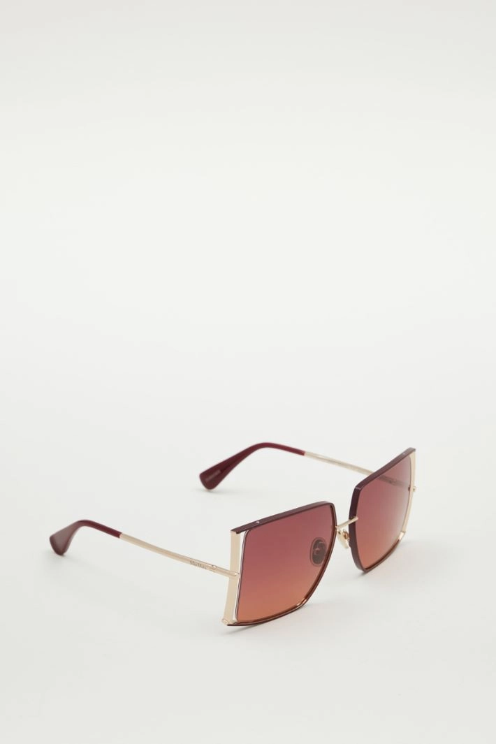 Square metal sunglasses - BORDEAUX