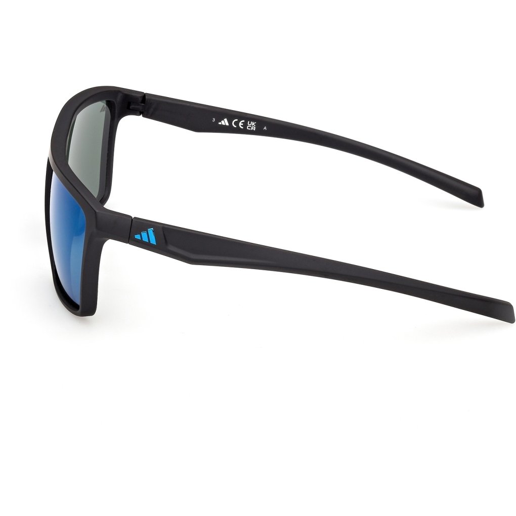 adidas Essentials ES0002 Glasses - matte black / blue mirror