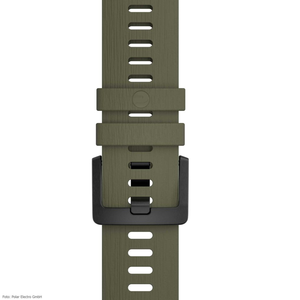 Polar Street X Wristband, 22mm - Forest Green