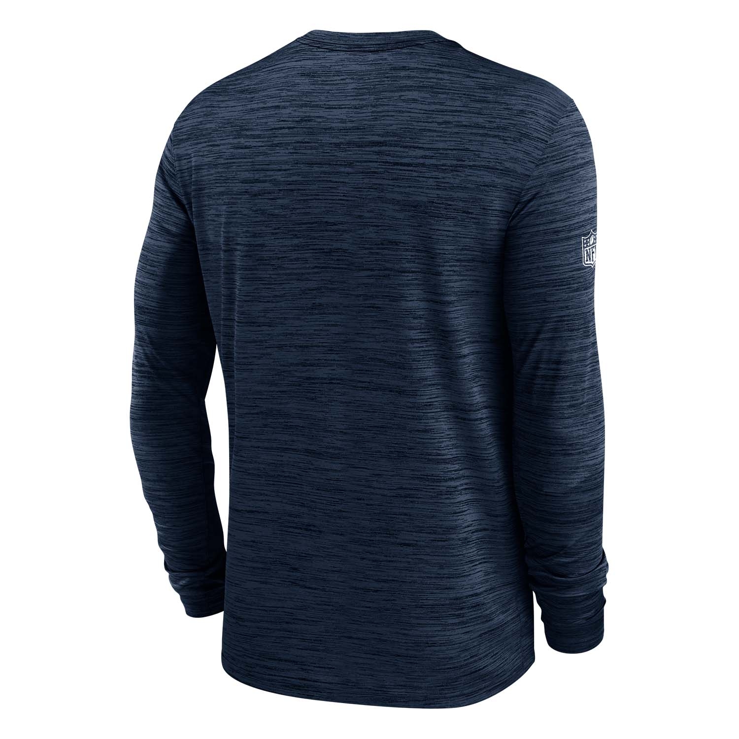 Dallas Cowboys 2025 NFL Sideline Nike Velocity Performance Long Sleeve T-Shirt Navy