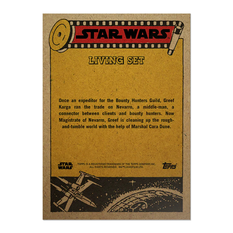 Topps UK - SW Living Set Card #452 - High Magistrate Greef Karga
