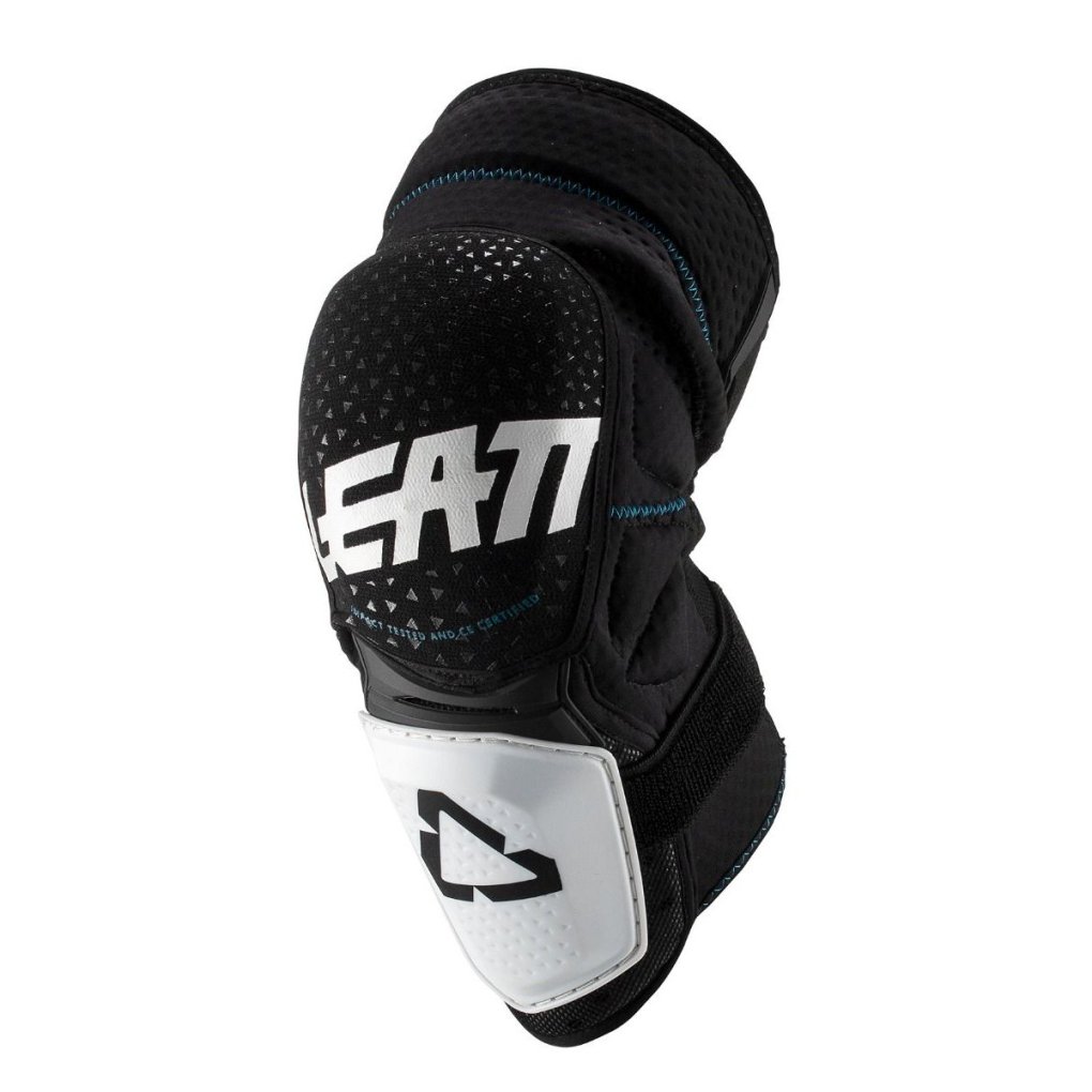Leatt 3DF Hybrid Knee Guards - white/black
