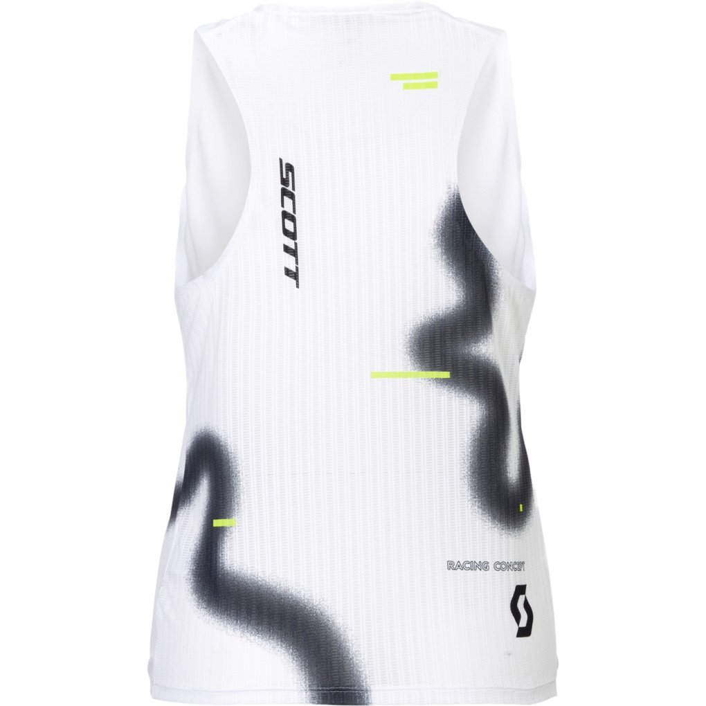 SCOTT RC Run Tank Top Women - white/black
