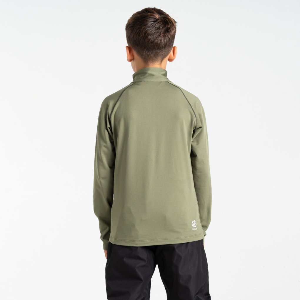 Dare 2b Consist II Core Stretch Midlayer Kids - 17W Olivine Green