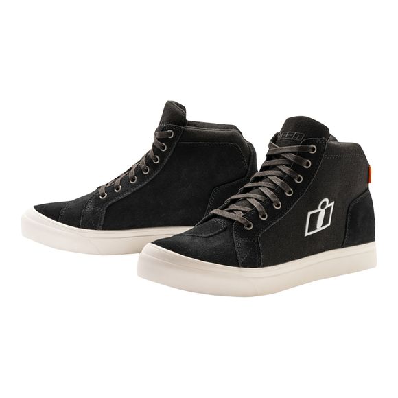 Icon Carga Motorcycle Sneakers - White / BlackRef: IC0824-C207
