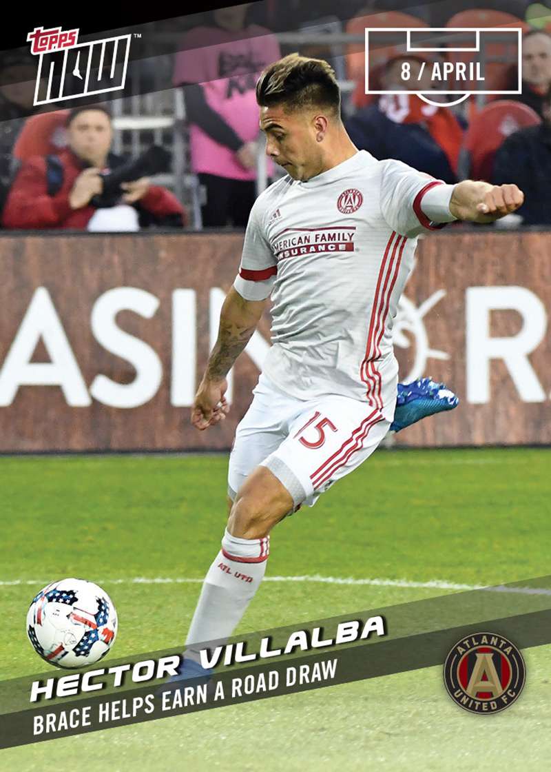 Hector Villalba - 2017 MLS Topps NOW Card 19 - Print Run QTY: 78 Cards