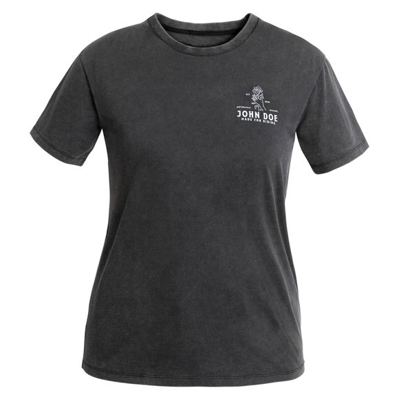 Short sleeve t -shirt John Doe Rose bland - BlackRef: JDE0256