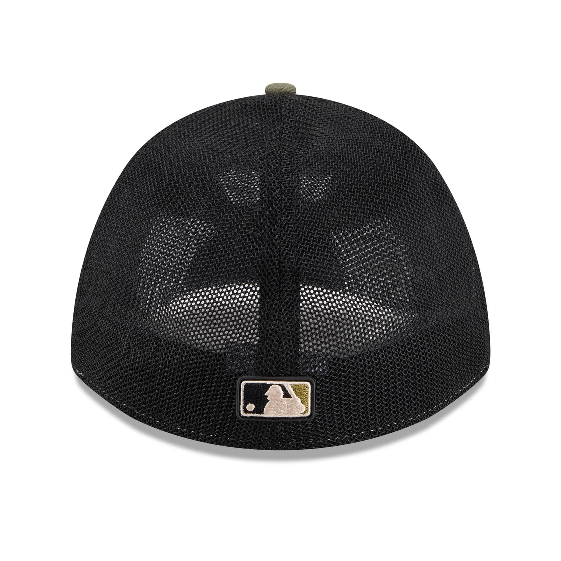 New York Mets 2026 MLB Armed Forces 39THIRTY M-Crown Flex Cap Olive