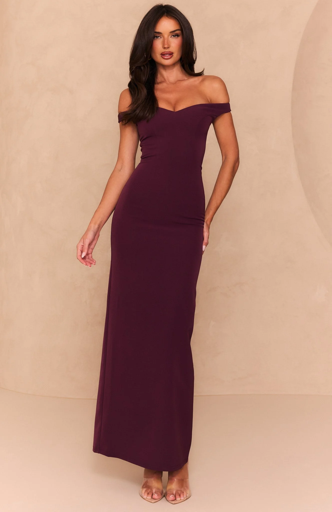 Forever Daylight Maxi Dress Dark Cherry