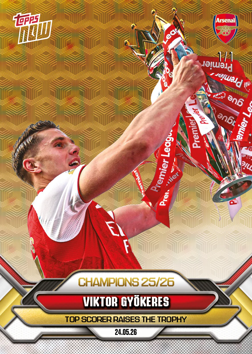 Viktor Gyökeres - 2025-26 Arsenal FC Topps NOW® - Card 7