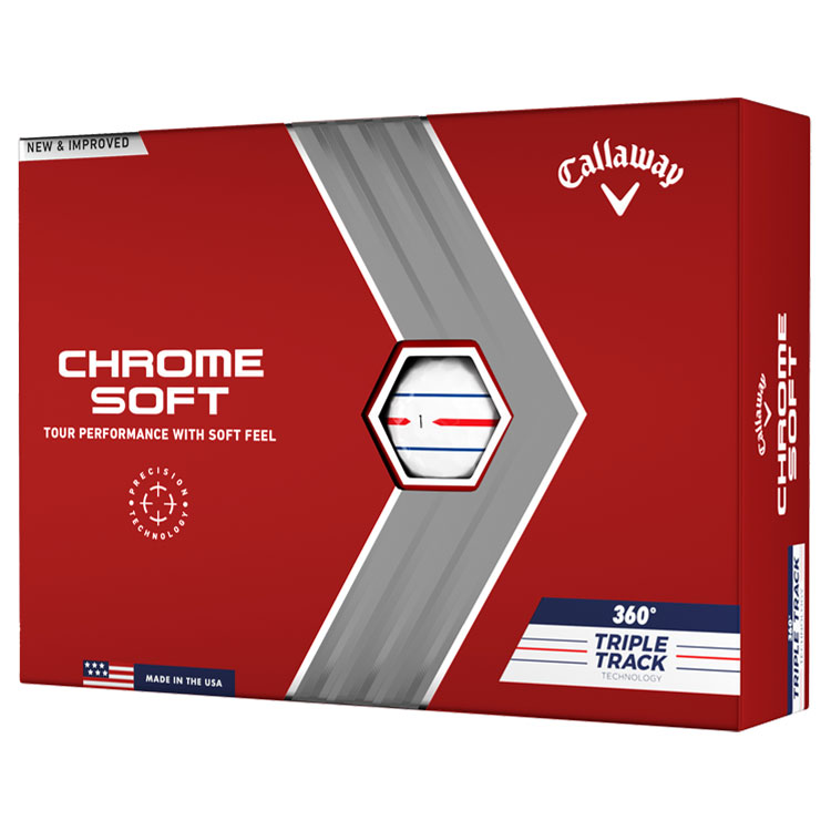 Callaway Chrome Soft 360 Triple Track Golf Balls
