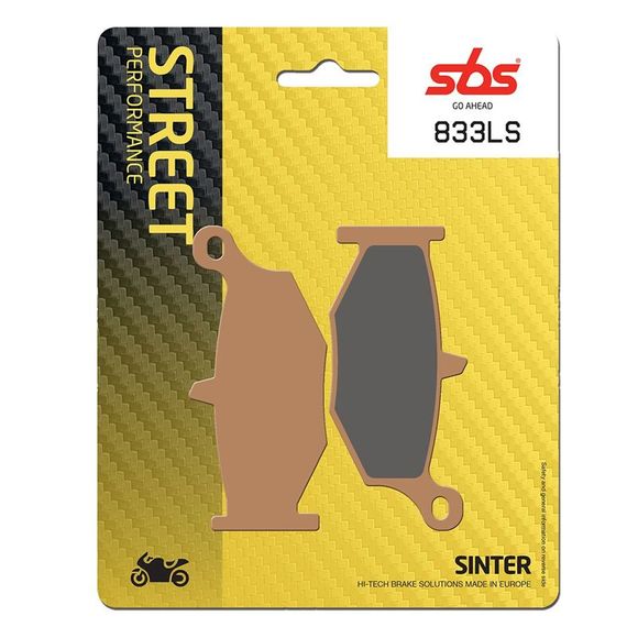 SBS 833LS Sinter Sintered Metal rear brake padsRef: 833LS / 833040