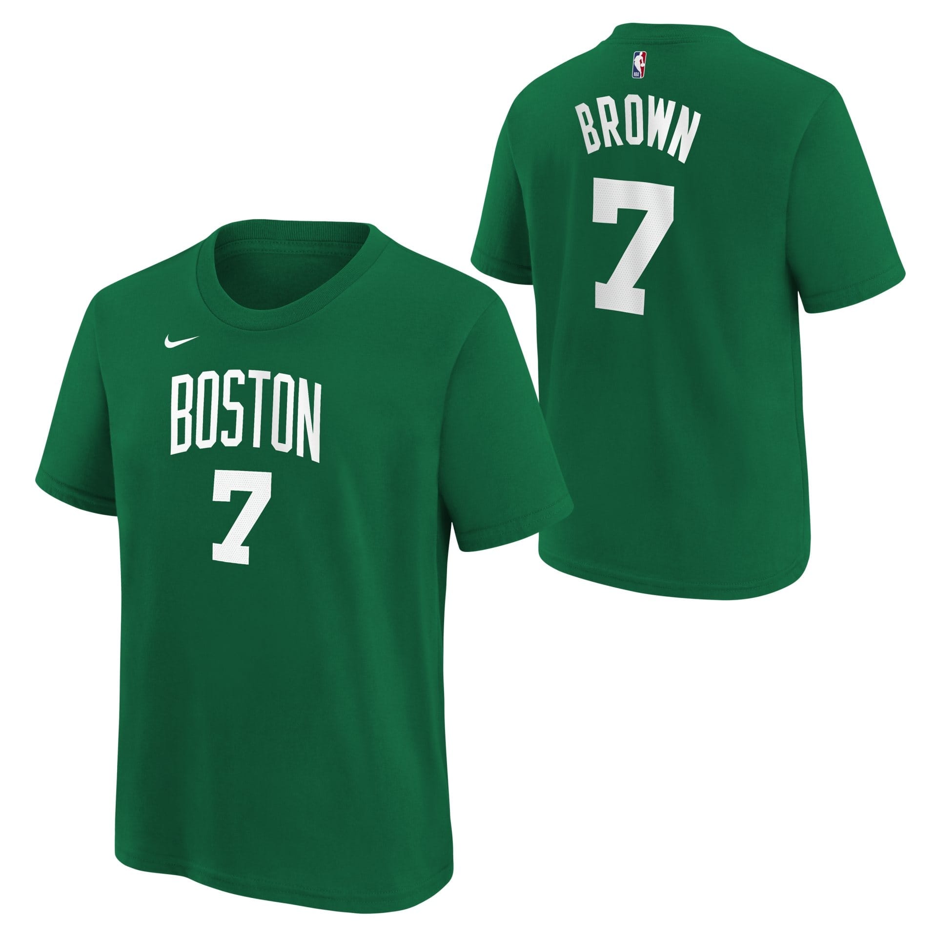 Jaylen Brown #7 Boston Celtics Player NBA T-Shirt Green (YOUTH)