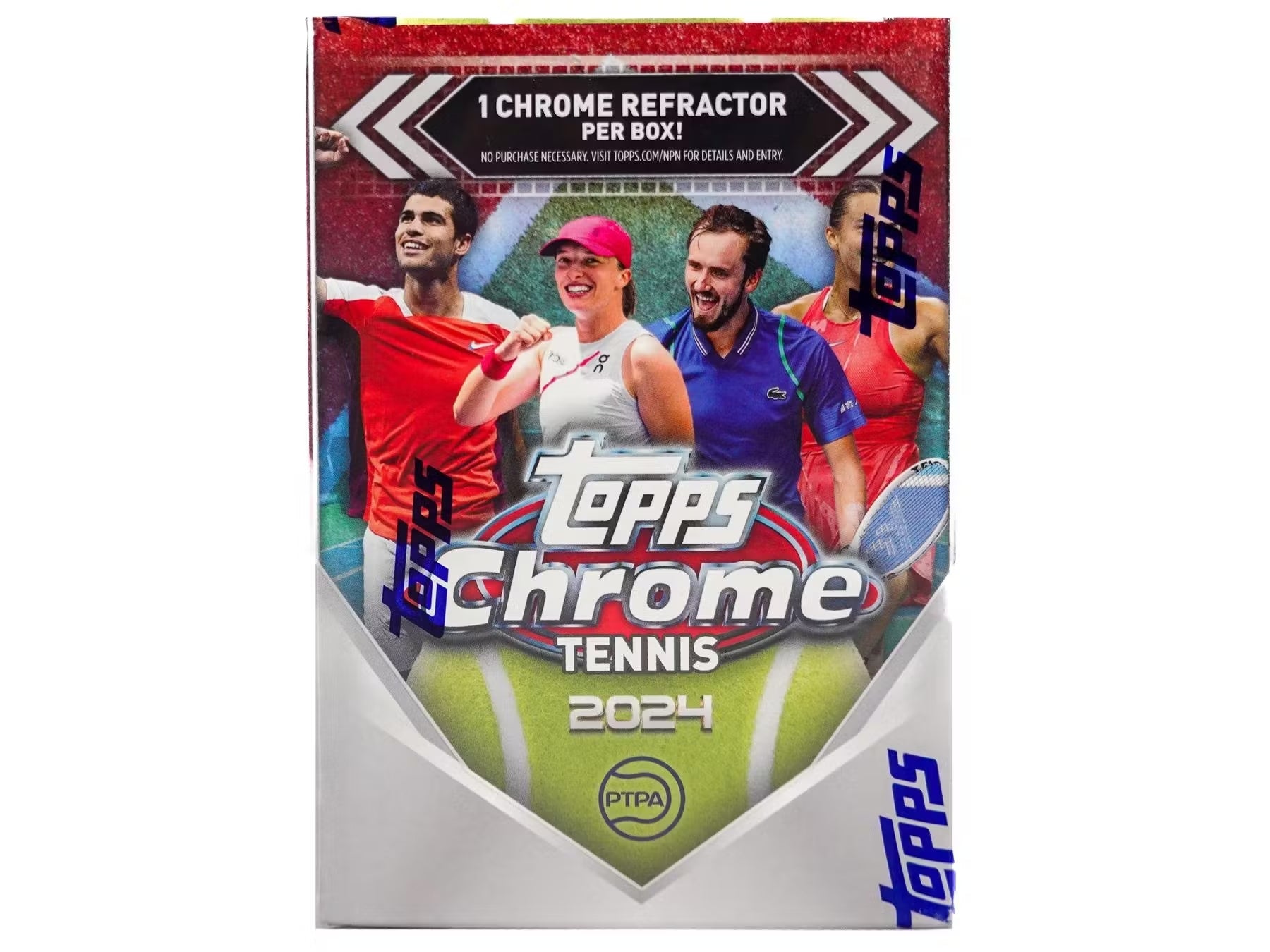 1x FREE - '24 Topps Chrome Tennis 7-Pack Blaster Box