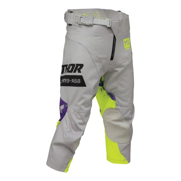 Thor Launch Bleach cross Pants - Child - Gray / YellowRef: To3374