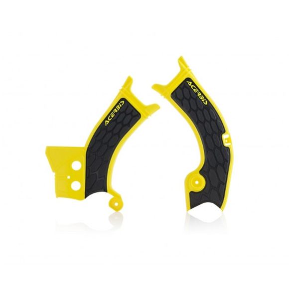Acerbis x grip frame protector - Yellow / BlackRef: AE2936