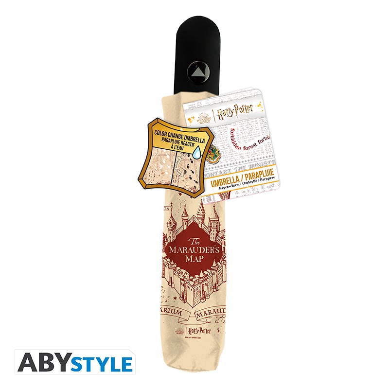 HARRY POTTER Color change Umbrella The Marauder's Map