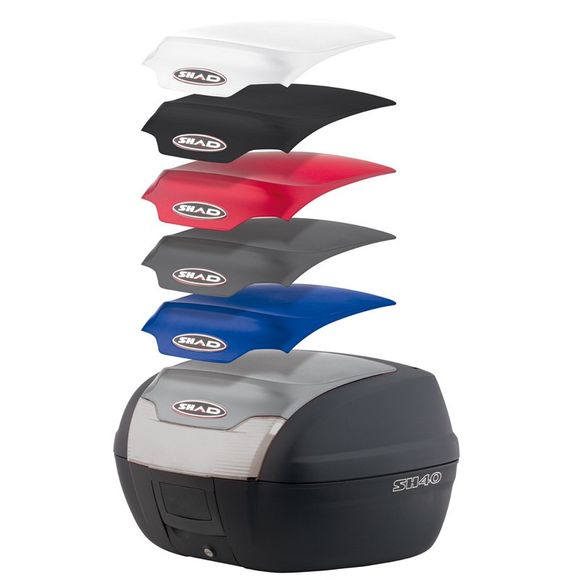 Shad Top Case Lid - Metallic Black for SH 40 Top Case - UniversalRef: shd1b40e21 / d1b40e21