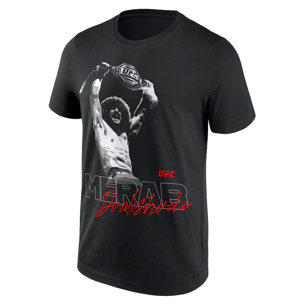 UFC Merab Dvalishvili Belt T-Shirt - Black - Mens