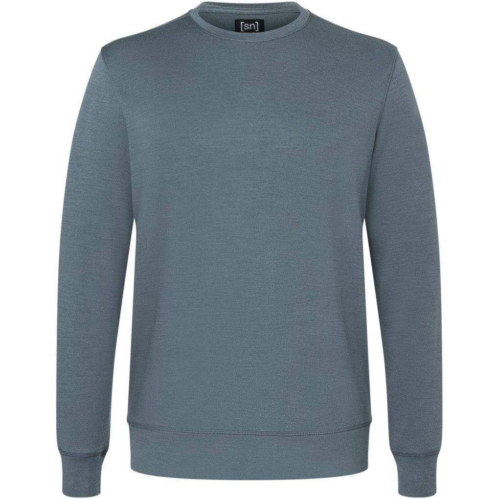 SUPER.NATURAL Solution Bio Crew Men - Turbulence Blue