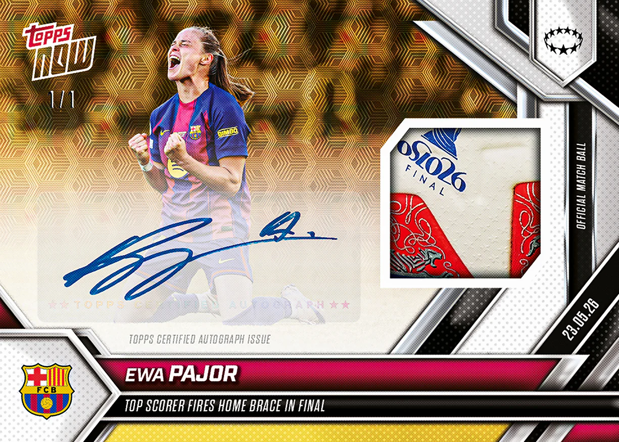 Ewa Pajor - 2025-26 UWCL Topps NOW® - Card 32