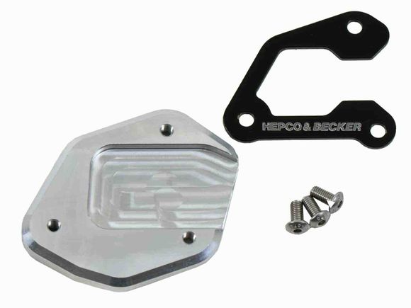 Extension de béquille Hepco & Becker latérale - noir/argentRef : HBE02574A / 42114572 00 91