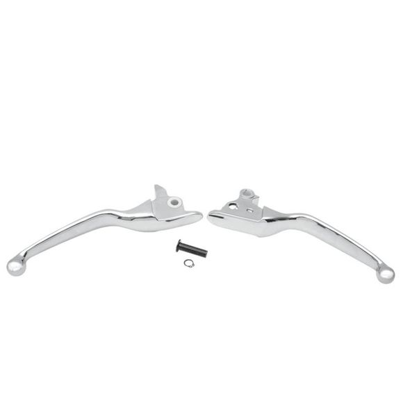 Drag Specialties Wide Blade Brake and Clutch Levers - GrayRef: DRG0160
