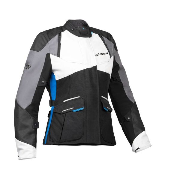 Ixon BALDER LADY Motorcycle Jacket - Black / GreyRef: IX1442-C55106