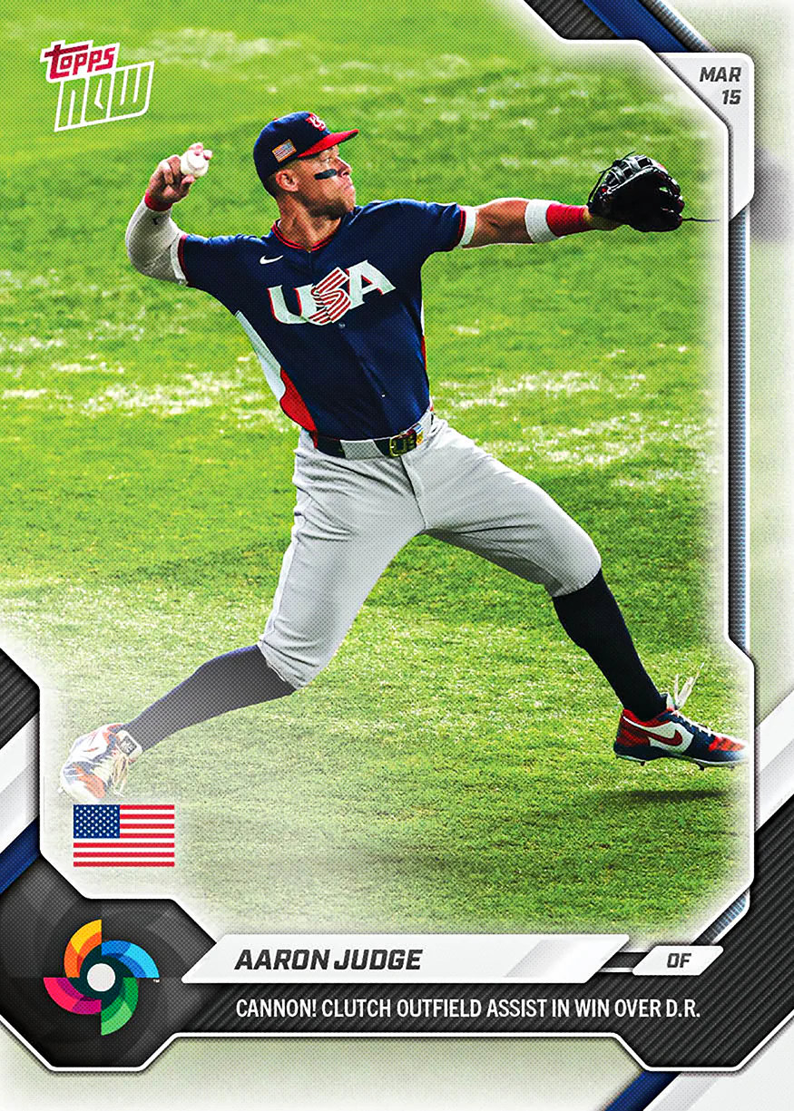 Aaron Judge - 2026 World Baseball Classic Topps NOW® - Card 36