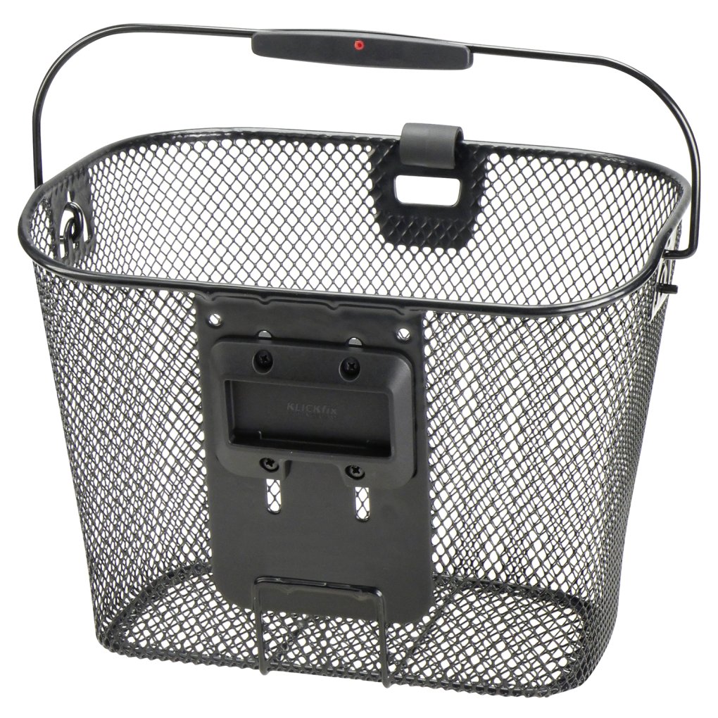 KLICKfix Uni 0391KLIK Handle Bar Basket with Lampclip - 16L - black
