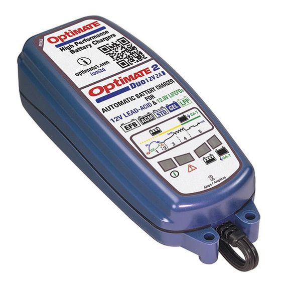 Tecmate OPTIMATE 2 DUO TM550 Universal Battery ChargerRef: tc0056 / tm550