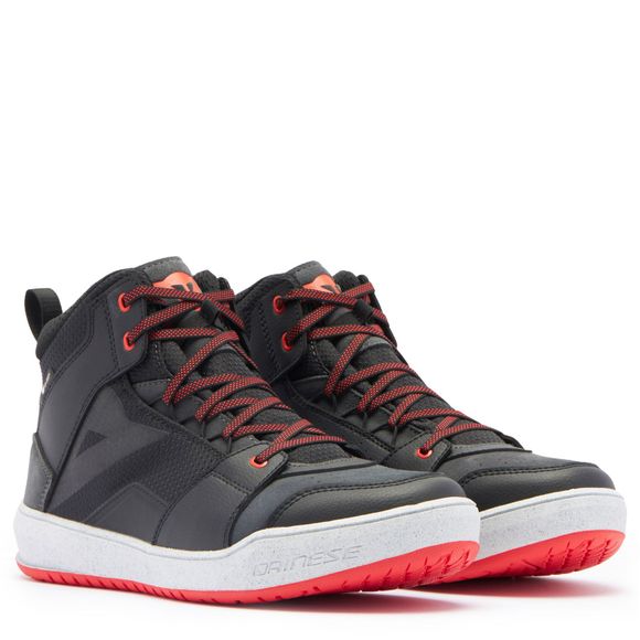 Dainese Suburb D -Waterproof Motorcycle Sneakers - Black / RedRef: DN2151