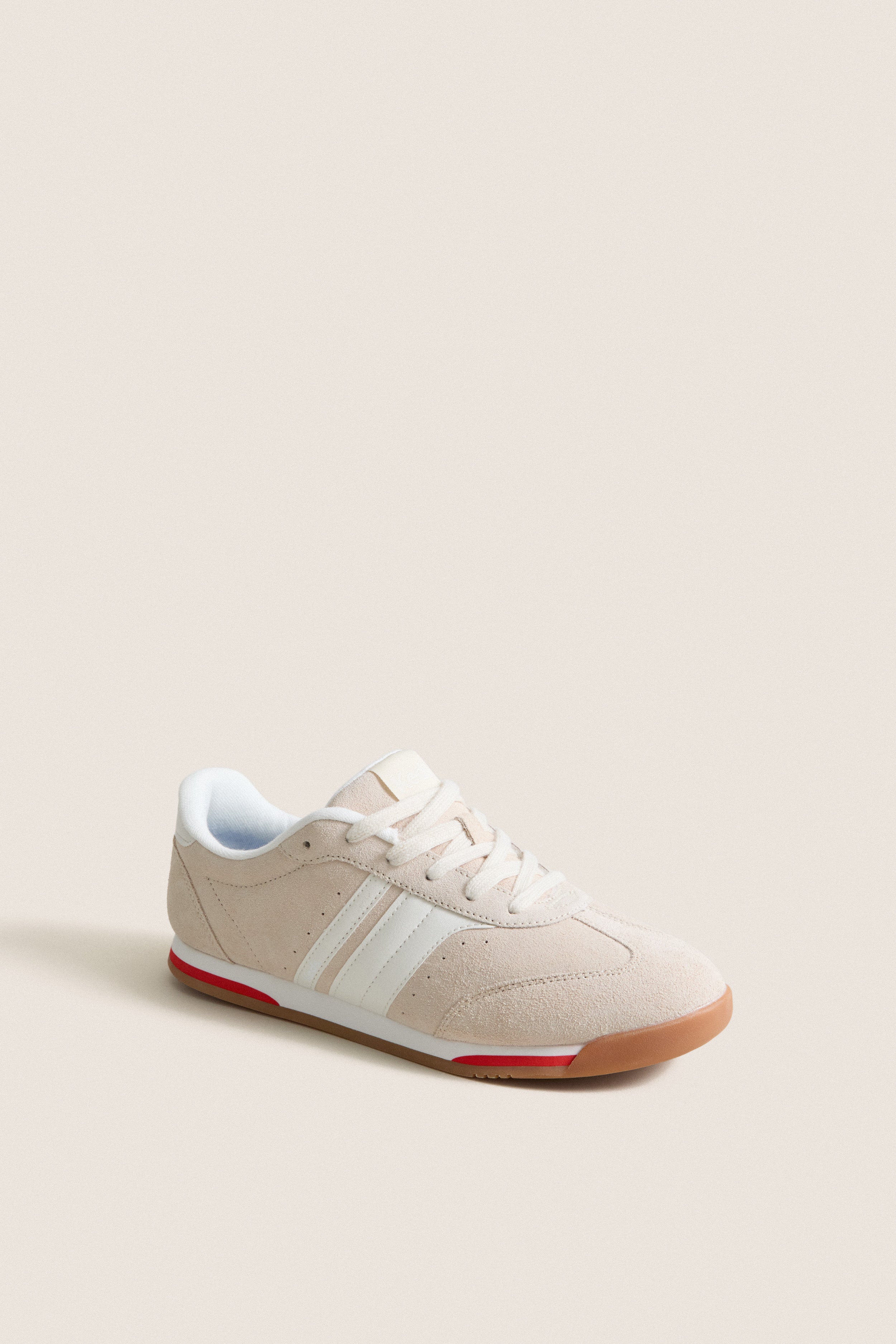Parchment and Egret Revival Sneakers