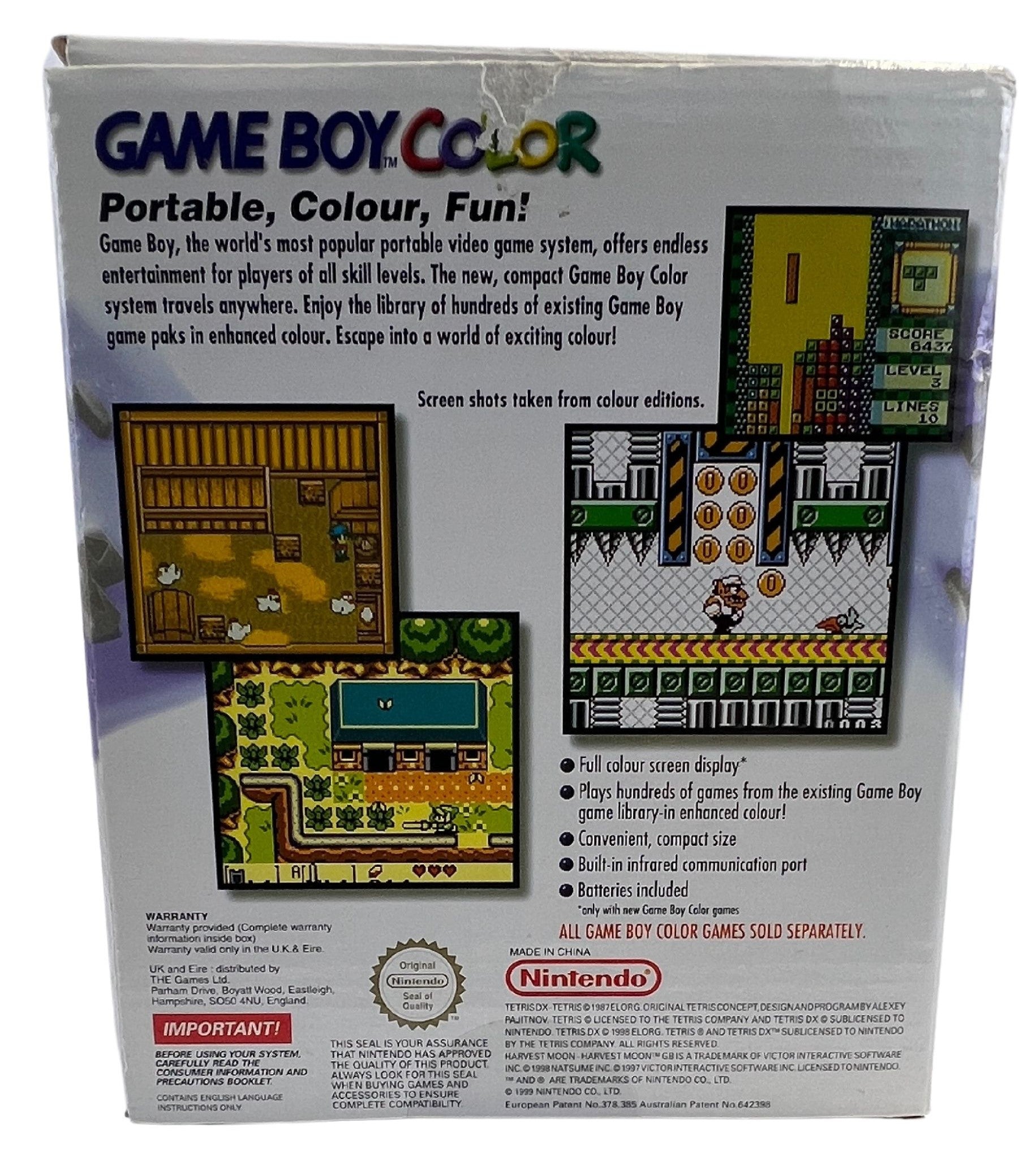 Nintendo Purple Gameboy Color