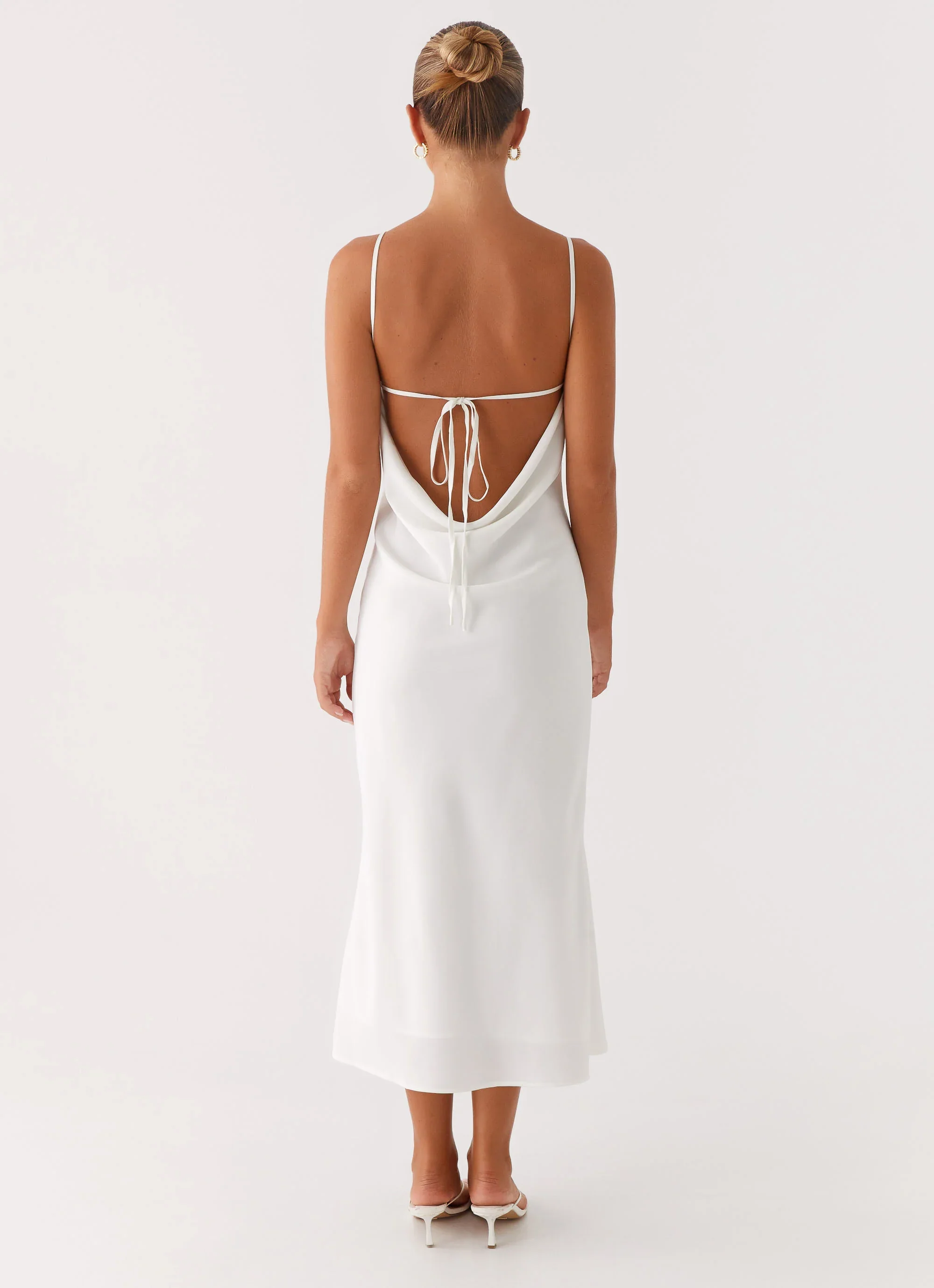 Bentley Midi Dress - White