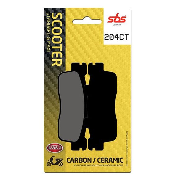 SBS 192CT Organic Front brake padsRef: 192CT / 192080