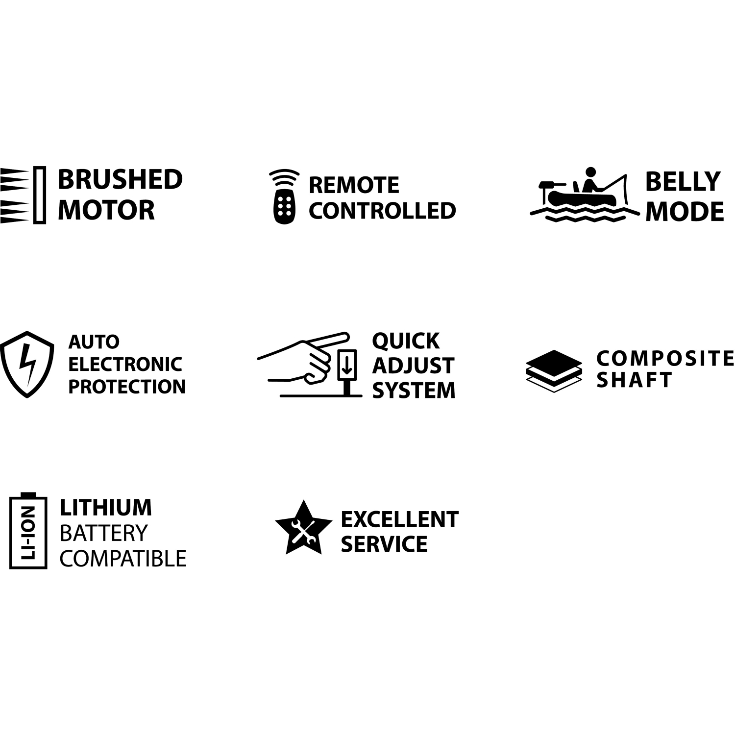 Black Cat Electric outboard motor BC 2400 Battle Cat