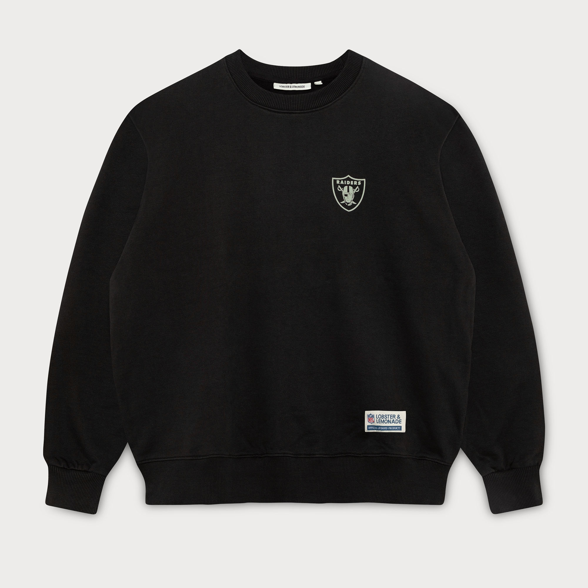 Las Vegas Raiders L&L '96 Classics NFL Crew Sweater Black