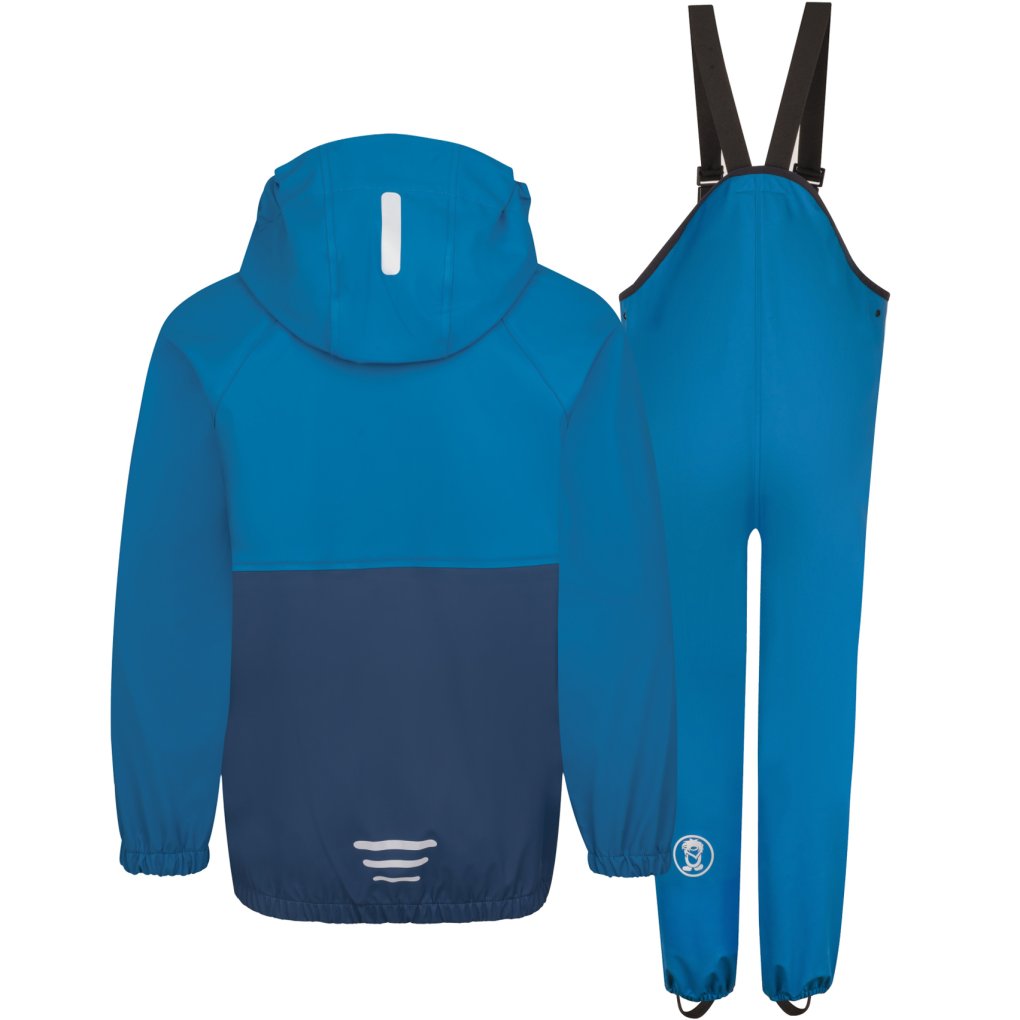 Trollkids Odda XT Rain Set Kids - Summernight Blue/Mystic