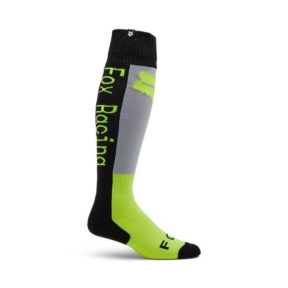 Fox 180 LEAN MX Socks - Grey / YellowRef: FX5107