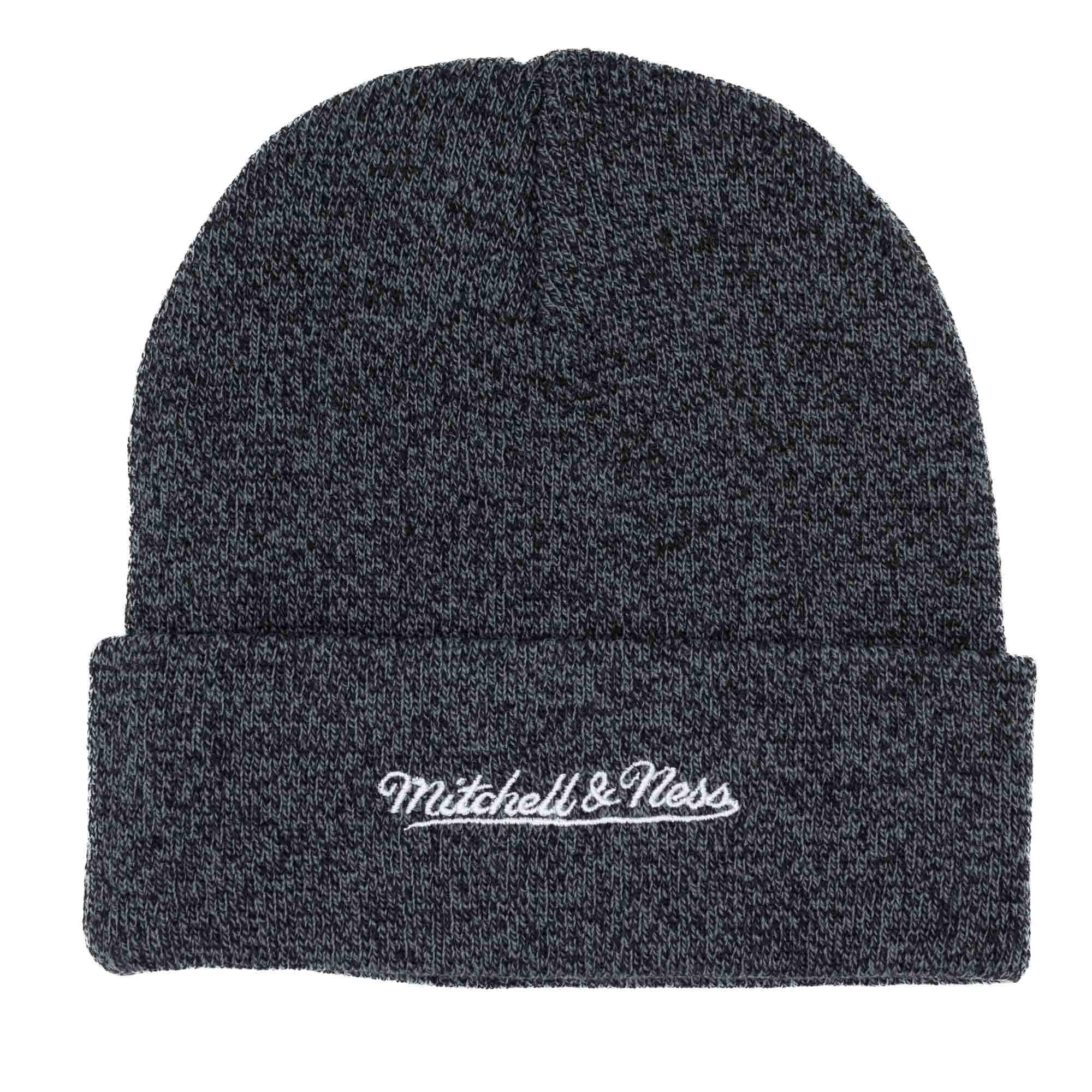 Utah Jazz XL Logo Patch Mitchell & Ness NBA Beanie Knit