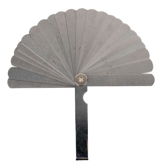 Motoblouz Feeler Gauge Set - 25 Blades, Universal - GrayRef: KOR0207