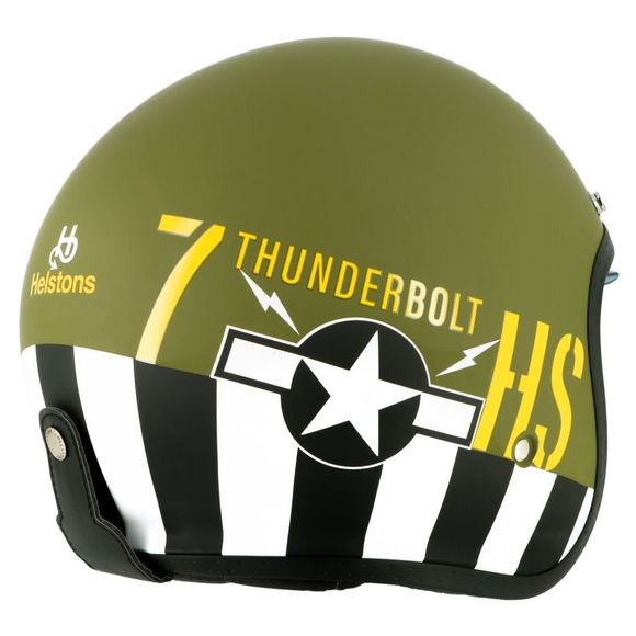 Jet Helmet Helstons THUNDERBOLT - GreenRef: HS1177