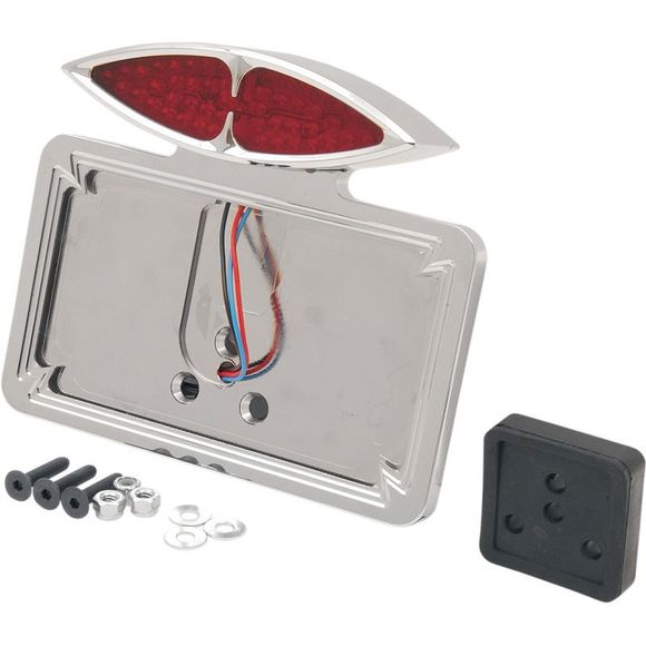 Support de plaque Drag Specialties avec feux arrière à led Universel - GrisRef : DRG0103 / 20300172